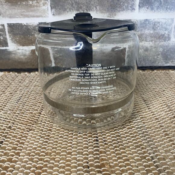 Black & Decker 12 Cup Replacement Glass Coffee Carafe Decanter Pot for Auto Drip - Picture 6 of 6